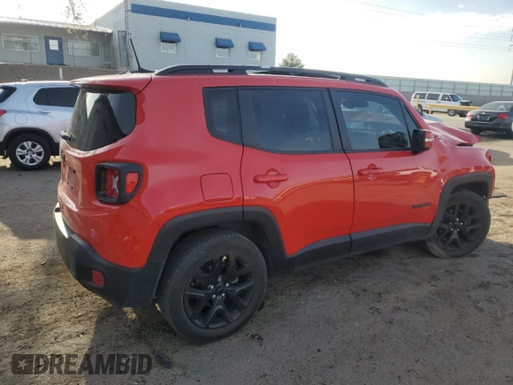 2018 Jeep Renegade Altitude with VIN ZACCJABBXJPH24174, listed as a Copart auction lot 50736845 with 87,712 mi miles and Salvage Title. Bid and sale history available at DreamBid. Image 3.