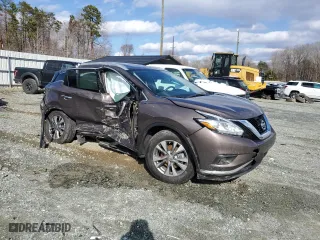 2015 Nissan Murano SL with VIN 5N1AZ2MG8FN234889, listed as a Copart auction lot 46158075 with 55,020 mi miles and Salvage Title. Bid and sale history available at carsss.com. Image 4.