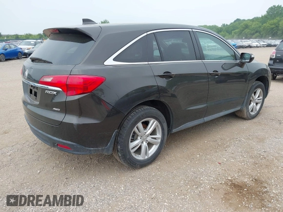 2015 Acura RDX Technology with VIN 5J8TB4H52FL030897, listed as a IAAI auction lot 42470714 with 51,671 mi miles and . Bid and sale history available at DreamBid. Image 4.