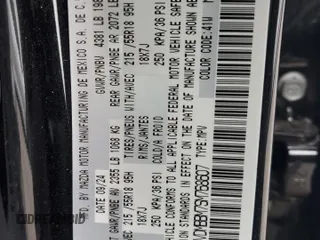 2025 Mazda CX-30 S Select Sport with VIN 3MVDMBBM7SM768607, listed as a Copart auction lot 41609905 with 1,543 mi miles and Salvage Title. Bid and sale history available at DreamBid. Image 15.