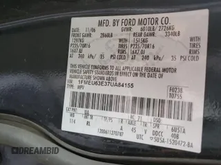 2007 Ford Explorer XLT with VIN 1FMEU63E37UA84155, listed as a Copart auction lot 49891835 with 234,845 mi miles and Clean Title. Bid and sale history available at carsss.com. Image 12.