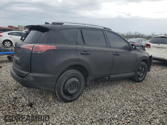 2017 Toyota RAV4 LE with VIN 2T3BFREV1HW616877, listed as a Copart auction lot 46058075 with 66,956 mi miles and Salvage title. Bid and sale history available at DreamBid. Image 3.