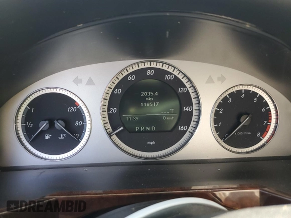 2011 Mercedes-Benz GLK 350 with VIN WDCGG8HB0BF605533, listed as a Copart auction lot 67800894 with 116,517 mi miles and Salvage Title. Bid and sale history available at DreamBid. Image 9.