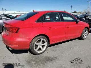 2015 Audi A3 2.0T Premium with VIN WAUBFGFF3F1122931, listed as a Copart auction lot 50592935 with 1,024 mi miles and Salvage Title. Bid and sale history available at carsss.com. Image 3.