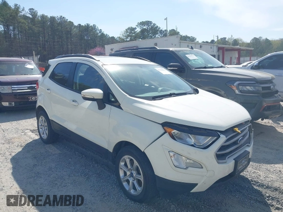2021 Ford EcoSport SE with VIN MAJ3S2GE9MC437557, listed as a IAAI auction lot 41908602 with 36,058 mi miles and . Bid and sale history available at carsss.com. Image 13.