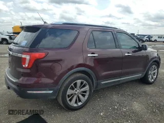 2018 Ford Explorer Limited with VIN 1FM5K7F85JGC69752, listed as a Copart auction lot 55360265 with 92,877 mi miles and Salvage title. Bid and sale history available at DreamBid. Image 3.