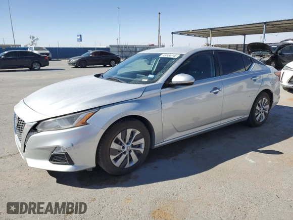 2020 Nissan Altima S with VIN 1N4BL4BV8LC254600, listed as a Copart auction lot 49856945 with 57,944 mi miles and Salvage Title. Bid and sale history available at carsss.com. Image 1.