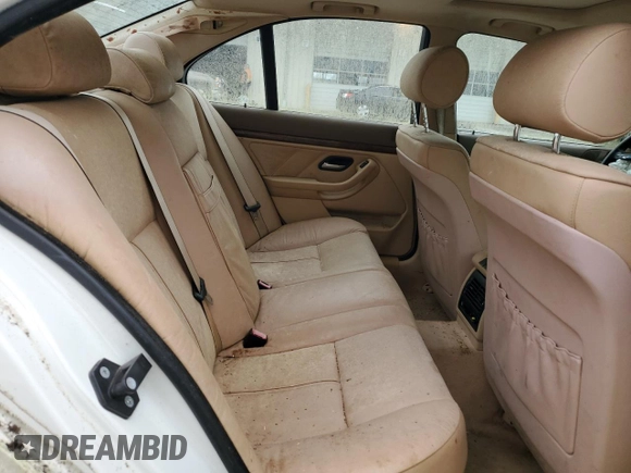 2000 BMW 5 Series 528iA with VIN WBADM6340YGU14726, listed as a Copart auction lot 50467755 with 0 mi miles and Clean Title. Bid and sale history available at carsss.com. Image 10.