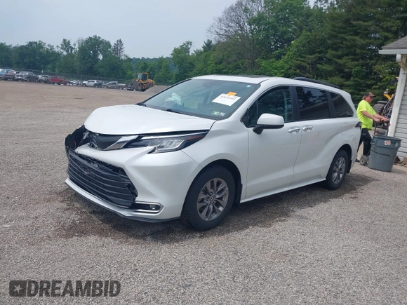 2023 Toyota Sienna XLE with VIN 5TDYSKFC1PS078997, listed as a IAAI auction lot 42435311 with 53,987 mi miles and . Bid and sale history available at DreamBid. Image 17.