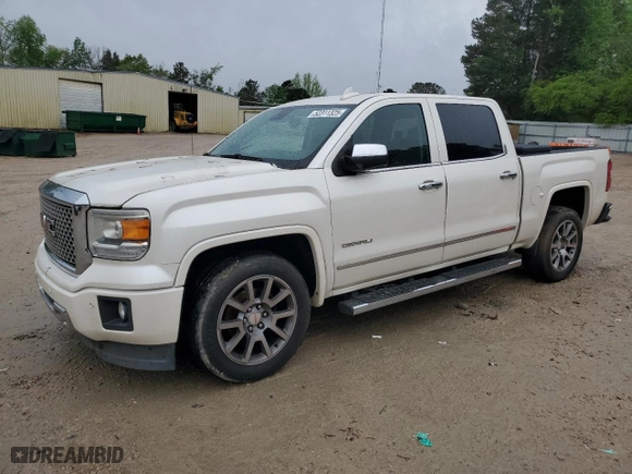 2015 GMC Sierra 1500 Denali with VIN 3GTU2WEC8FG207970, listed as a Copart auction lot 52311325 with 0 mi miles and Salvage Title. Bid and sale history available at carsss.com. Image 1.