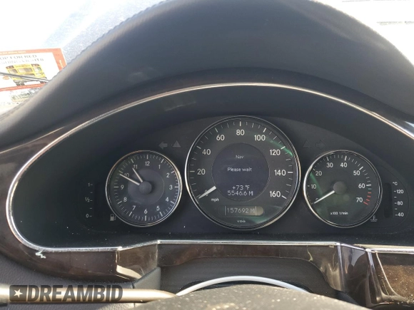 2007 Mercedes-Benz CLS-Class 5.5L with VIN WDDDJ72X37A080034, listed as a Copart auction lot 77105634 with 5,546 mi miles and Salvage Title. Bid and sale history available at carsss.com. Image 9.