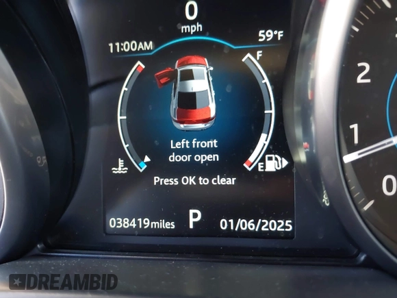 2018 Jaguar XE 25t Premium with VIN SAJAD4FX9JCP29457, listed as a IAAI auction lot 41255109 with 38,419 mi miles. Bid and sale history available at carsss.com. Image 15.
