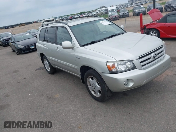 2004 Toyota Highlander с VIN JTEEP21A040055165, выставлен на аукционе IAAI как лот 42346273 с пробегом 198 565 миль миль и . История ставок и продаж доступна на DreamBid. Изображение 1.