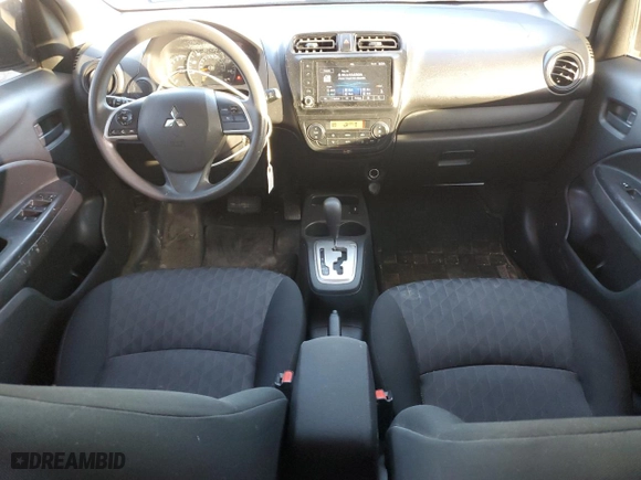 2021 Mitsubishi Mirage ES with VIN ML32AUHJ5MH010317, listed as a Copart auction lot 42448395 with 106036 miles and Salvage Title. Bid and sale history available at carsss.com. Image 8.