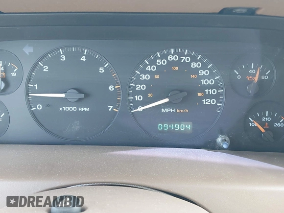 1999 Jeep Grand Cherokee Limited with VIN 1J4GW68N4XC544651, listed as a IAAI auction lot 41742346 with 94,904 mi miles and . Bid and sale history available at DreamBid. Image 7.