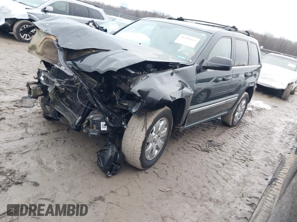 2009 Jeep Grand Cherokee Limited with VIN 1J8HR58T89C541970, listed as a IAAI auction lot 41189623 with 74,161 mi miles. Bid and sale history available at carsss.com. Image 17.