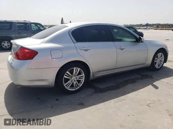 2015 Infiniti Q40 with VIN JN1CV6AP3FM501563, listed as a Copart auction lot 65633804 with 76,736 mi miles and Clean Title. Bid and sale history available at carsss.com. Image 3.