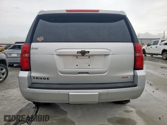 2018 Chevrolet Tahoe LT with VIN 1GNSCBKC1JR387830, listed as a Copart auction lot 60649755 with 59,649 mi miles and Salvage title. Bid and sale history available at DreamBid. Image 6.