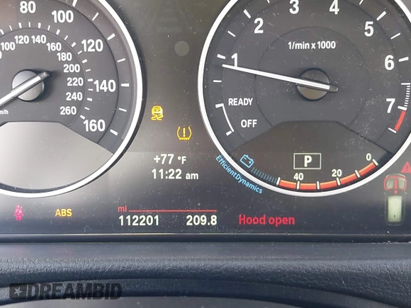2014 BMW 3 Series 328i xDrive with VIN WBA3G7C58EKN36972, listed as a IAAI auction lot 41854952 with 112,201 mi miles and . Bid and sale history available at carsss.com. Image 15.