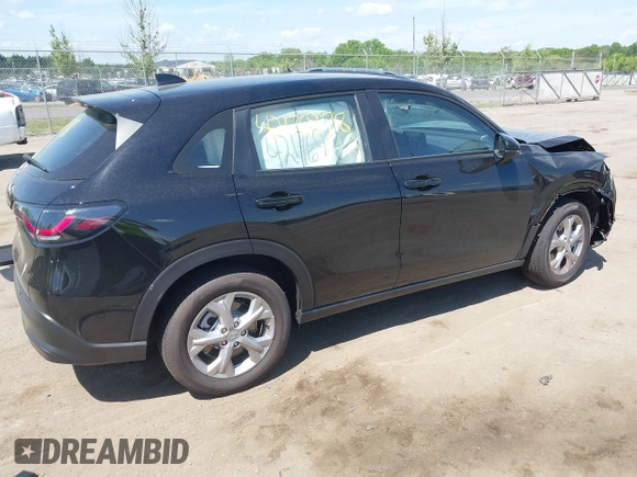 2025 Honda HR-V LX with VIN 3CZRZ2H32SM770069, listed as a IAAI auction lot 42176978 with 1,484 mi miles and . Bid and sale history available at DreamBid. Image 4.