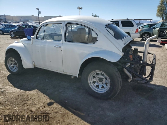 1969 Volkswagen Beetle with VIN 1190492991, listed as a Copart auction lot 46462205 with 18,726 mi miles and Clean Title. Bid and sale history available at DreamBid. Image 2.