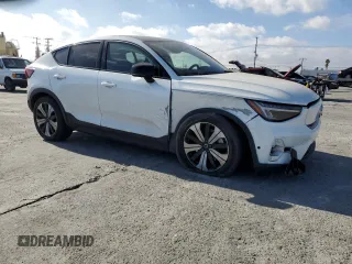 2023 Volvo C40 Recharge Pure Electric Plus with VIN YV4ED3GL4P2056787, listed as a Copart auction lot 43281575 with 37,448 mi miles and Salvage Title. Bid and sale history available at carsss.com. Image 4.