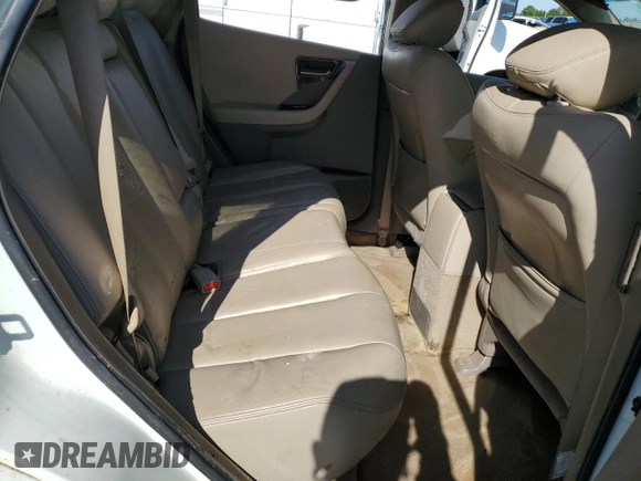 2004 Nissan Murano SL with VIN JN8AZ08T54W210416, listed as a Copart auction lot 52399365 with Not Provided miles and Salvage Title. Bid and sale history available at DreamBid. Image 11.