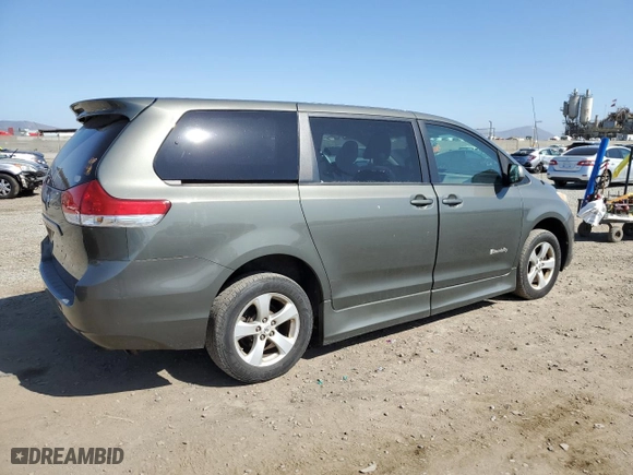 2011 Toyota Sienna LE AAS with VIN 5TDKK3DC8BS037614, listed as a Copart auction lot 52552455 with 179,191 mi miles and Clean Title. Bid and sale history available at carsss.com. Image 3.
