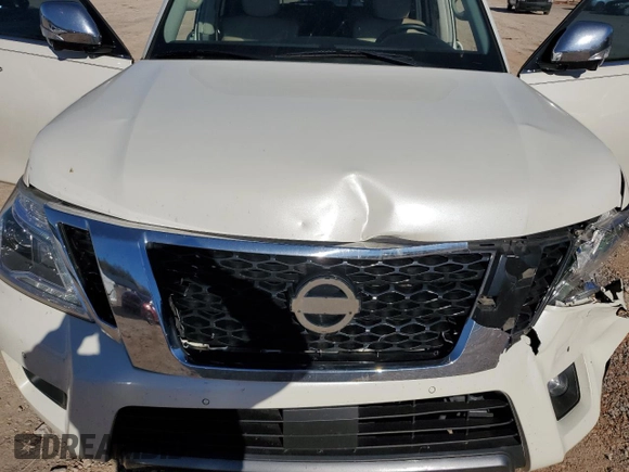 2020 Nissan Armada Platinum with VIN JN8AY2NF0L9360461, listed as a Copart auction lot 81579324 with 129,982 mi miles and Salvage Title. Bid and sale history available at carsss.com. Image 13.