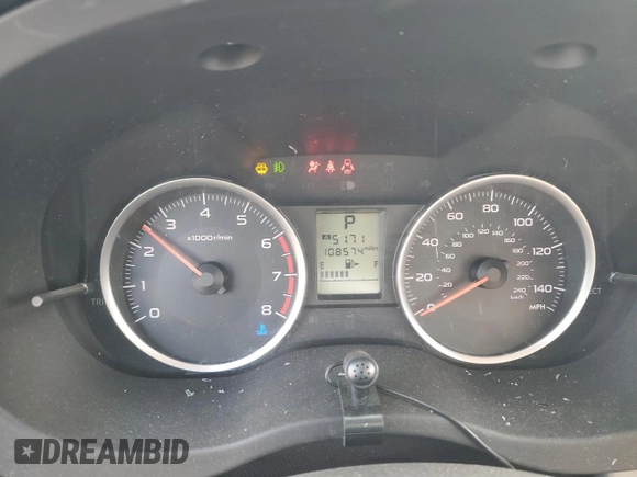 2014 Subaru Forester 2.5i Premium with VIN JF2SJAEC7EH419052, listed as a Copart auction lot 45677205 with 108,574 mi miles and Salvage Title. Bid and sale history available at carsss.com. Image 9.