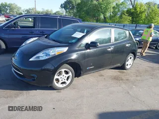 2013 Nissan LEAF SL with VIN 1N4AZ0CP9DC422779, listed as a IAAI auction lot 42215973 with 87,859 mi miles and . Bid and sale history available at DreamBid. Image 2.