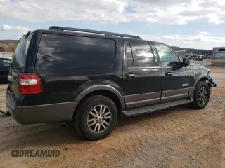 2007 Ford Expedition Max XLT with VIN 1FMFK16517LA80281, listed as a Copart auction lot 79677384 with 184,679 mi miles and Salvage title. Bid and sale history available at DreamBid. Image 3.