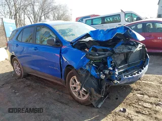 2024 Chevrolet Equinox LS with VIN 3GNAXHEG8RL149722, listed as a IAAI auction lot 41774500 with 81,070 mi miles and . Bid and sale history available at DreamBid. Image 1.