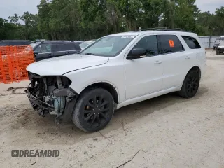 2018 Dodge Durango GT z VIN 1C4RDJDG7JC359872, wystawiony jako Copart lot #57655665 z przebiegiem 110 073 mil mil oraz Szkoda całkowita • Salvage title. Historia ofert i sprzedaży dostępna na DreamBid. Obrazek 1.