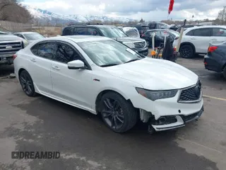 2019 Acura TLX w/A-Spec Pkg with VIN 19UUB1F61KA003212, listed as a IAAI auction lot 41717555 with 103,267 mi miles. Bid and sale history available at carsss.com. Image 1.