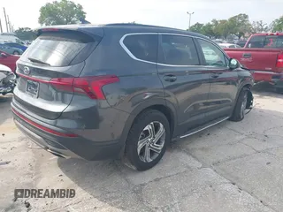 2021 Hyundai Santa Fe SE with VIN 5NMS14AJ7MH355662, listed as a IAAI auction lot 41848014 with 49,570 mi miles. Bid and sale history available at carsss.com. Image 4.