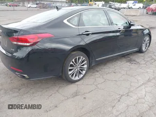 2015 Hyundai Genesis 3.8L z VIN KMHGN4JE4FU072799, wystawiony jako IAAI lot #42206022 z przebiegiem Nie podano mil oraz . Historia ofert i sprzedaży dostępna na DreamBid. Obrazek 4.