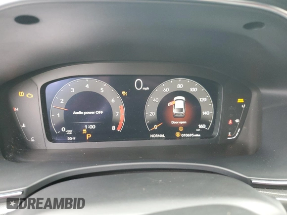 2024 Acura Integra w/A-Spec Package with VIN 19UDE4H32RA009848, listed as a Copart auction lot 58320455 with 10,695 mi miles and Salvage title. Bid and sale history available at DreamBid. Image 9.