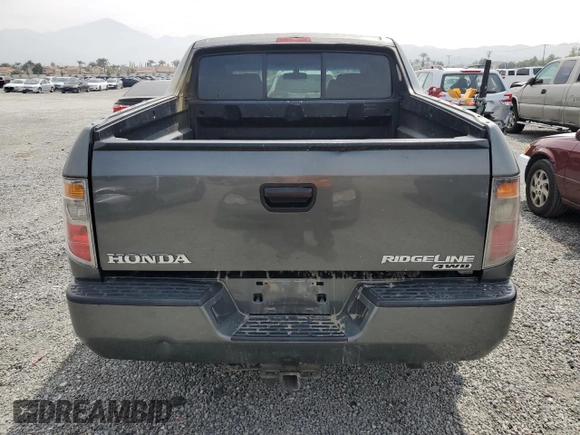 2008 Honda Ridgeline RT with VIN 2HJYK16228H503107, listed as a Copart auction lot 54376505 with 181,689 mi miles and Clean Title. Bid and sale history available at carsss.com. Image 6.