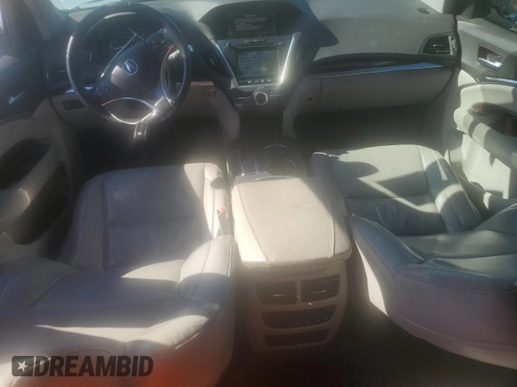 2016 Acura MDX with VIN 5FRYD3H26GB019418, listed as a Copart auction lot 47753555 with 136,957 mi miles and Salvage Title. Bid and sale history available at carsss.com. Image 8.