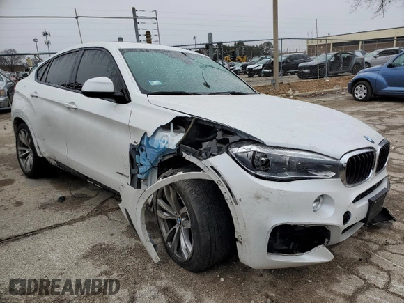 2016 BMW X6 xDrive35i with VIN 5UXKU2C55G0N78815, listed as a Copart auction lot 35872463 with 0 mi miles. Bid and sale history available at carsss.com. Image 4.
