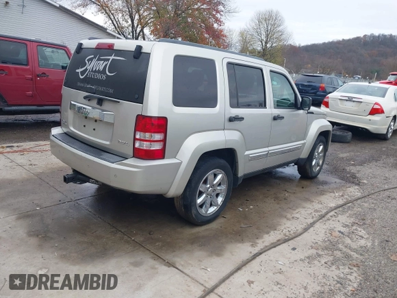 2008 Jeep Liberty Limited with VIN 1J8GN58K38W172334, listed as a IAAI auction lot 40914236 with 177,054 mi miles and . Bid and sale history available at carsss.com. Image 4.