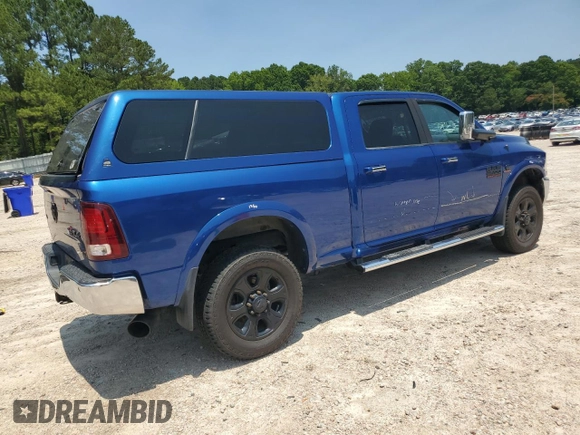 2015 Ram 2500 Laramie with VIN 3C6UR5FL5FG582579, listed as a Copart auction lot 58382715 with 128,605 mi miles and Salvage title. Bid and sale history available at DreamBid. Image 3.
