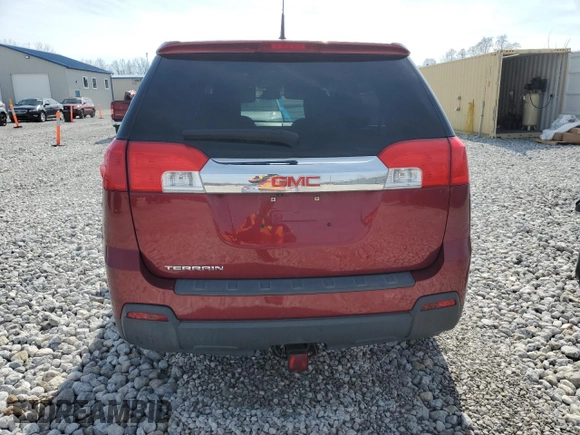 2010 GMC Terrain SLE-1 with VIN 2CTALBEW7A6352011, listed as a Copart auction lot 47092745 with 109,798 mi miles and Salvage Title. Bid and sale history available at carsss.com. Image 6.
