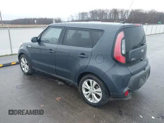 2015 Kia Soul + with VIN KNDJP3A5XF7176615, listed as a IAAI auction lot 41857489 with 107,707 mi miles and . Bid and sale history available at DreamBid. Image 3.