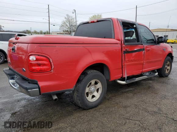 2003 Ford F-150 XLT with VIN 1FTRW07643KA38307, listed as a Copart auction lot 51496915 with 112,110 mi miles and Salvage Title. Bid and sale history available at carsss.com. Image 3.