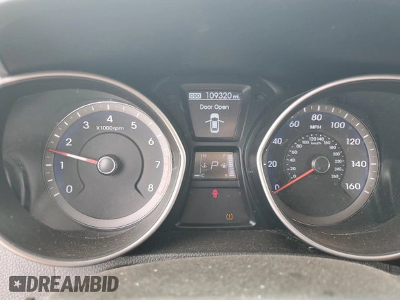 2015 Hyundai Elantra GT with VIN KMHD35LH7FU245253, listed as a Copart auction lot 50713135 with 109,320 mi miles and Salvage Title. Bid and sale history available at carsss.com. Image 9.