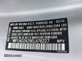 2014 Porsche Cayenne GTS z VIN WP1AD2A29ELA76227, wystawiony jako IAAI lot #42057978 z przebiegiem 92 174 mil mil oraz . Historia ofert i sprzedaży dostępna na DreamBid. Obrazek 9.