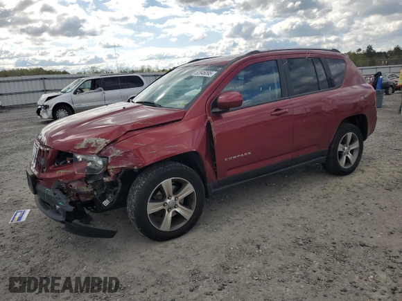 2017 Jeep Compass High Altitude with VIN 1C4NJDEBXHD128299, listed as a Copart auction lot 52846095 with 64,395 mi miles and Salvage Title. Bid and sale history available at DreamBid. Image 1.