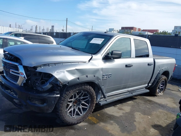 2023 Ram 1500 Classic Tradesman with VIN 3C6RR6KG5PG550852, listed as a IAAI auction lot 41818540 with 10,918 mi miles. Bid and sale history available at carsss.com. Image 14.